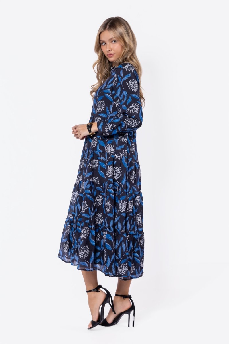 Maren Dress (Black Pattern) - Dress - Yakira Bella