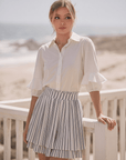 Maria Skirt (White/Black) - Skirt - Yakira Bella