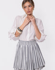 Maria Skirt (White/Black) - Skirt - Yakira Bella