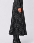 Marianne Skirt (Black Plaid) - Skirt - Yakira Bella