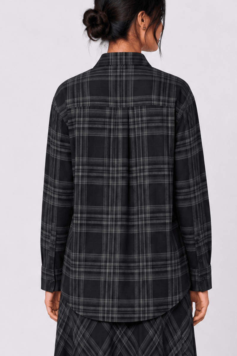 Marianne Top (Black Plaid) - Top - Yakira Bella