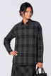 Marianne Top (Black Plaid)