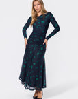 Mariella Dress (Black Green) - Dress - Yakira Bella
