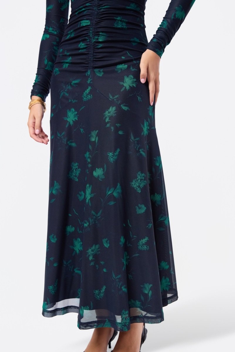 Mariella Dress (Black Green) - Dress - Yakira Bella