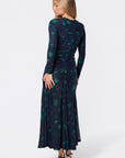 Mariella Dress (Black Green) - Dress - Yakira Bella