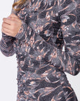 Mariella Dress (Black Pattern) - Dress - Yakira Bella