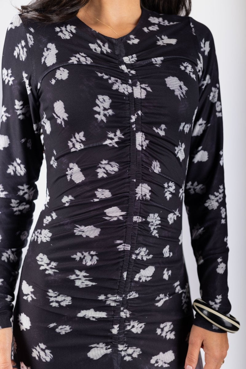 Mariella Dress (Black/White) - Dress - Yakira Bella