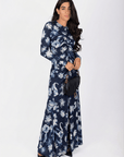 Mariella Dress (Blue Flower) - Dress - Yakira Bella