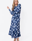 Mariella Dress (Blue Flower) - Dress - Yakira Bella