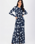 Mariella Dress (Blue Flower) - Dress - Yakira Bella