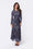 Mariella Dress (Brown Blue) - Dress - Yakira Bella