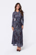 Mariella Dress (Brown Blue)