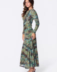 Mariella Dress (Brown Green) - Dress - Yakira Bella