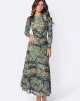 Mariella Dress (Brown Green) - Dress - Yakira Bella