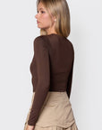Marina Top (Brown) - Top - Yakira Bella