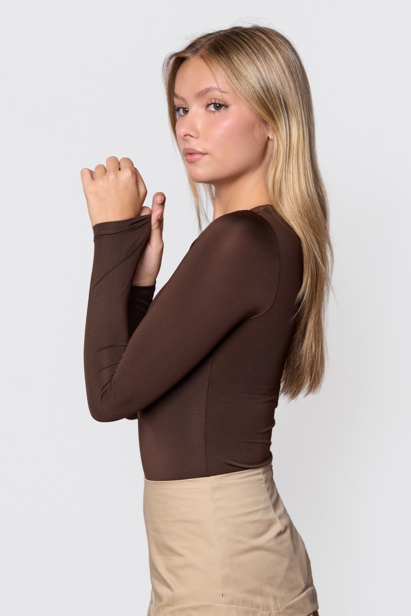 Marina Top (Brown) - Top - Yakira Bella