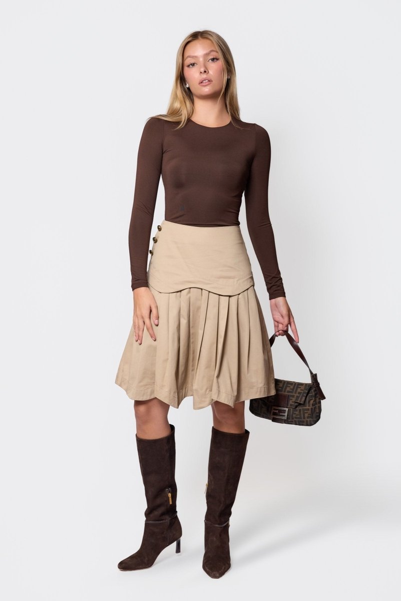 Marina Top (Brown) - Top - Yakira Bella