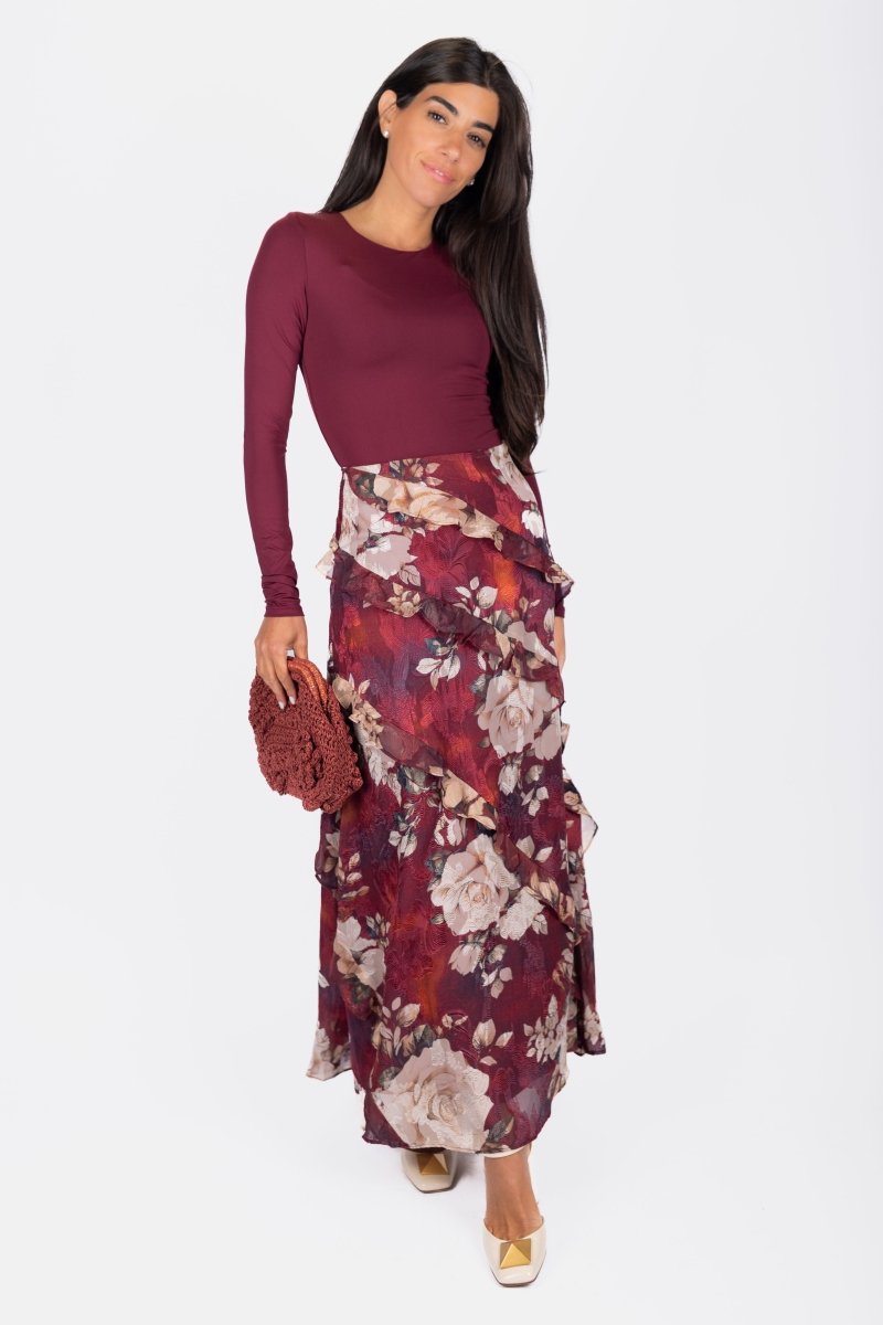 Marina Top (Burgundy) - Top - Yakira Bella