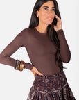 Marina Top (Dark Brown) - Top - Yakira Bella