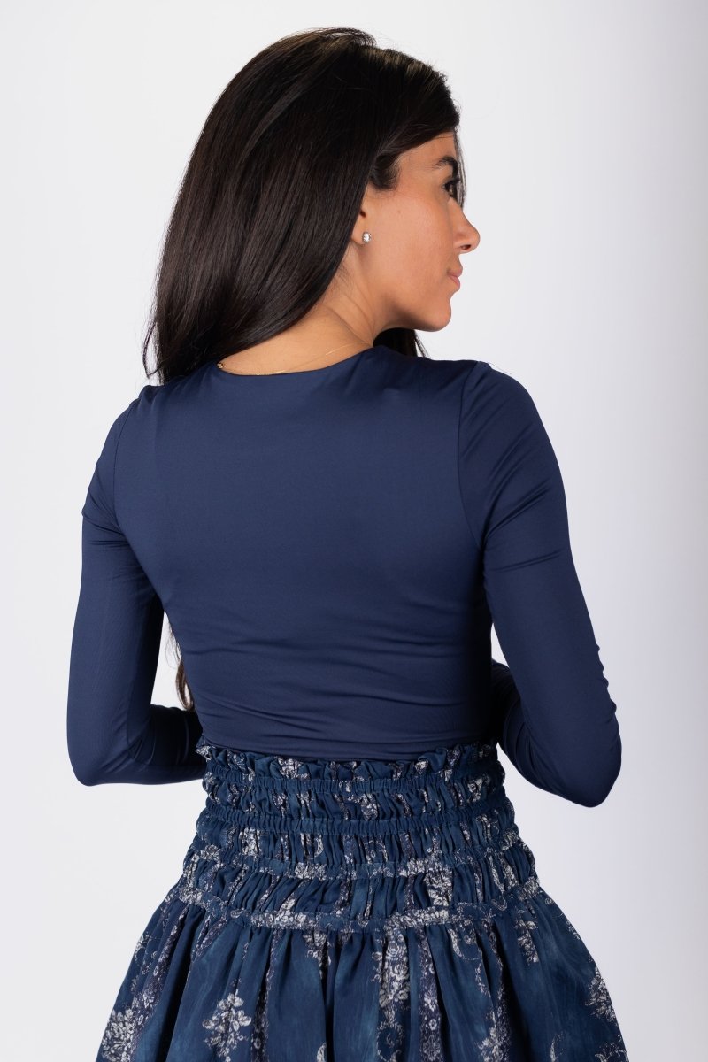 Marina Top (Navy) - Top - Yakira Bella