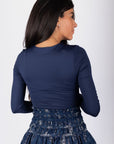 Marina Top (Navy) - Top - Yakira Bella