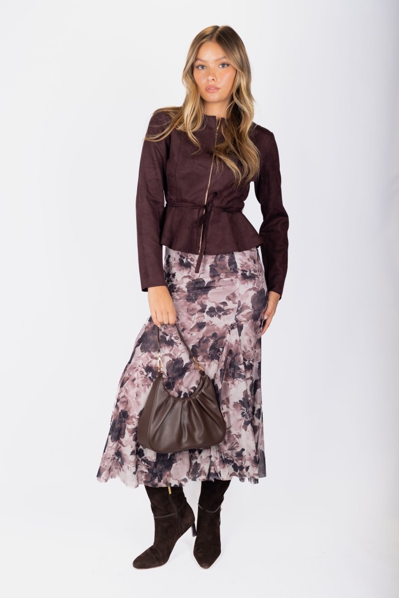 Maris Jacket (Dark Brown) - Top - Yakira Bella