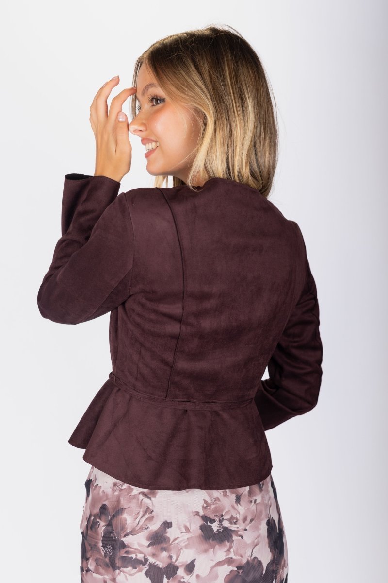 Maris Jacket (Dark Brown) - Top - Yakira Bella