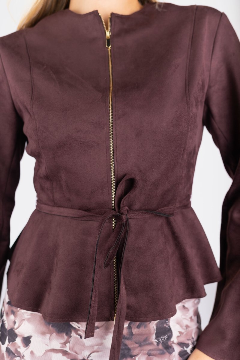Maris Jacket (Dark Brown) - Top - Yakira Bella