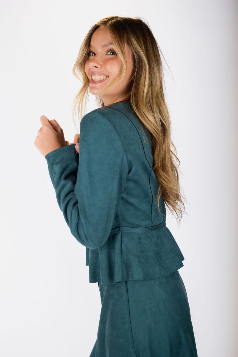 Maris Jacket (Dark Green) - Top - Yakira Bella