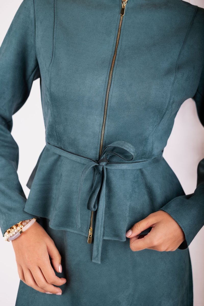 Maris Jacket (Dark Green) - Top - Yakira Bella