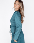 Maris Jacket (Dark Green) - Top - Yakira Bella