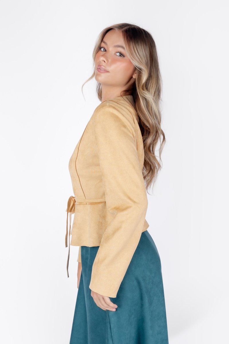 Maris Jacket (Khaki) - Top - Yakira Bella