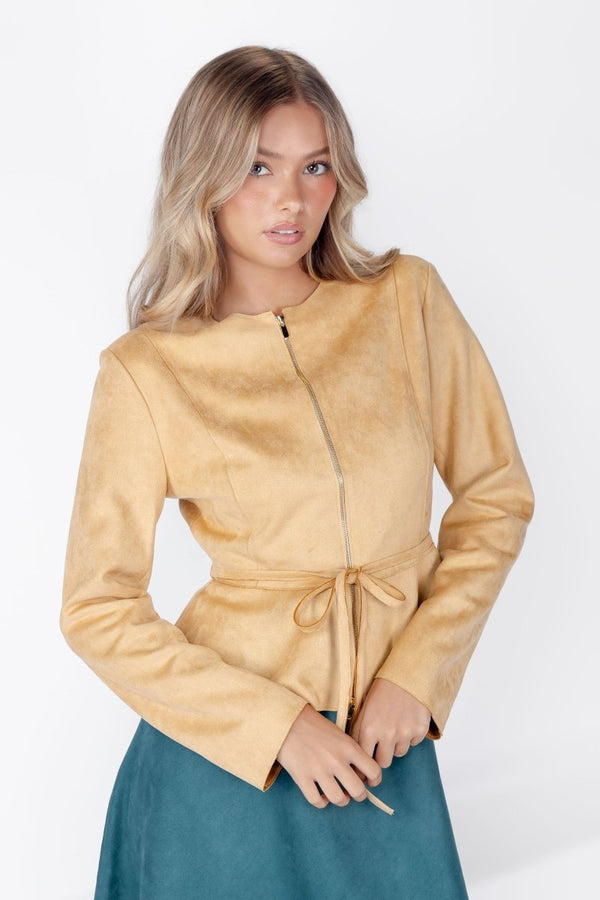 Maris Jacket (Khaki) - Top - Yakira Bella