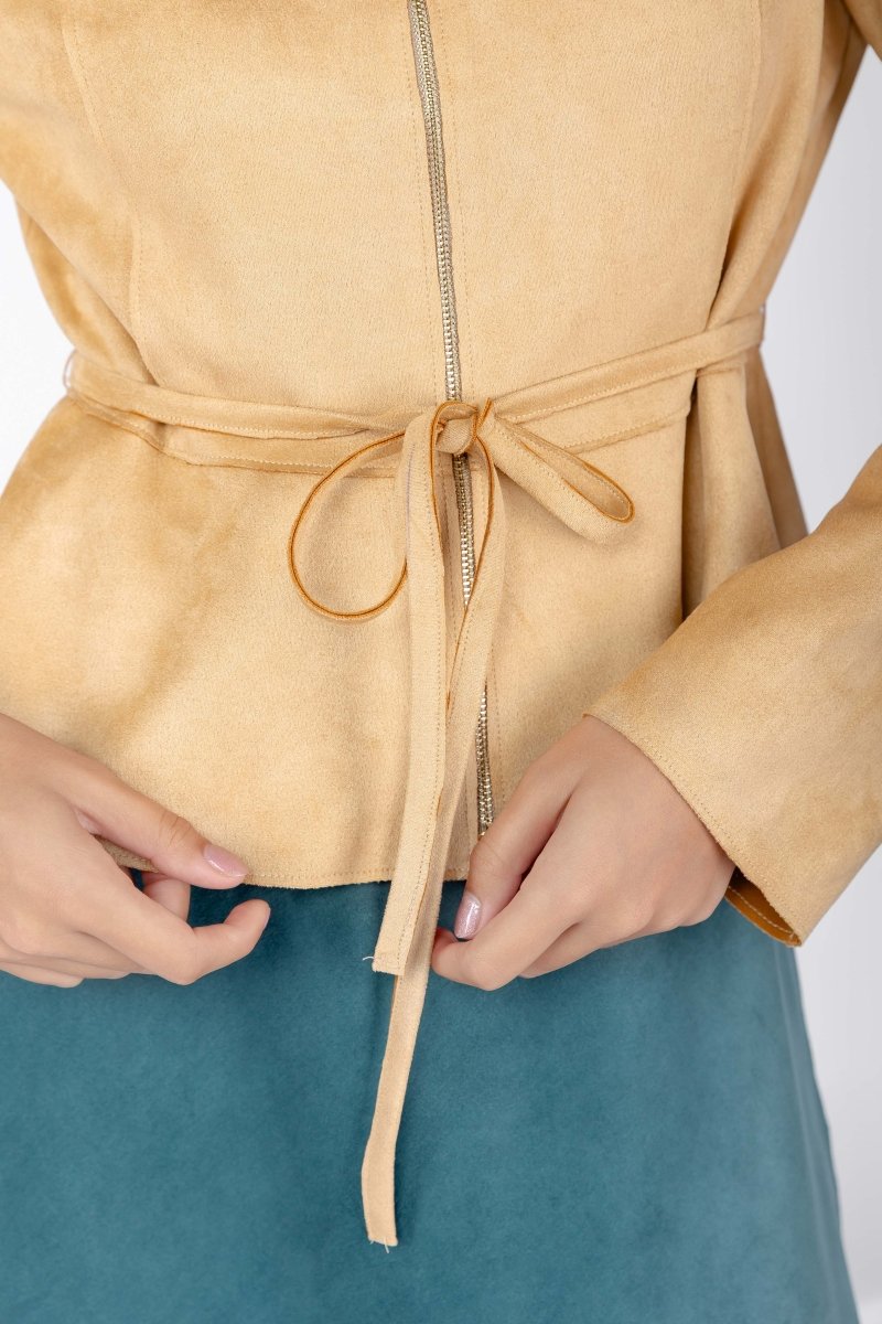 Maris Jacket (Khaki) - Top - Yakira Bella