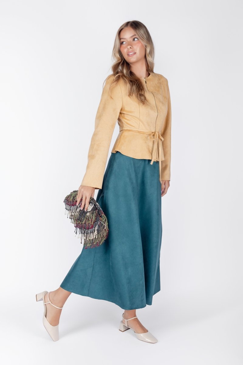 Maris Jacket (Khaki) - Top - Yakira Bella