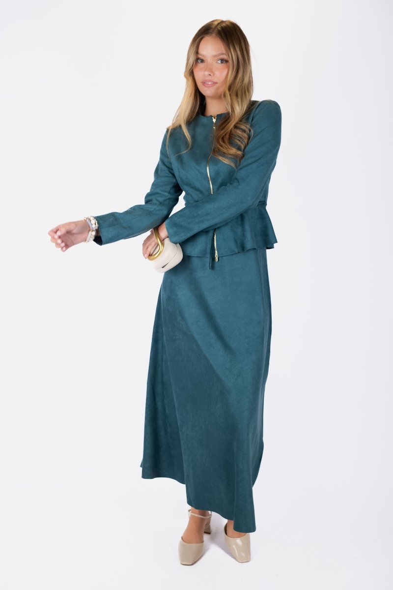 Maris Skirt (Dark Green) - Skirt - Yakira Bella