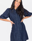 MARLEY DRESS (DENIM) - Dress - Yakira Bella