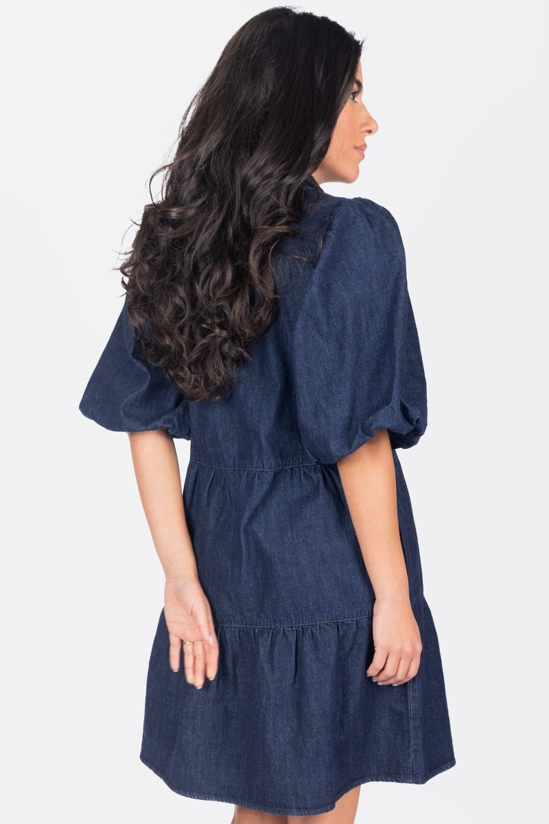 MARLEY DRESS (DENIM) - Dress - Yakira Bella