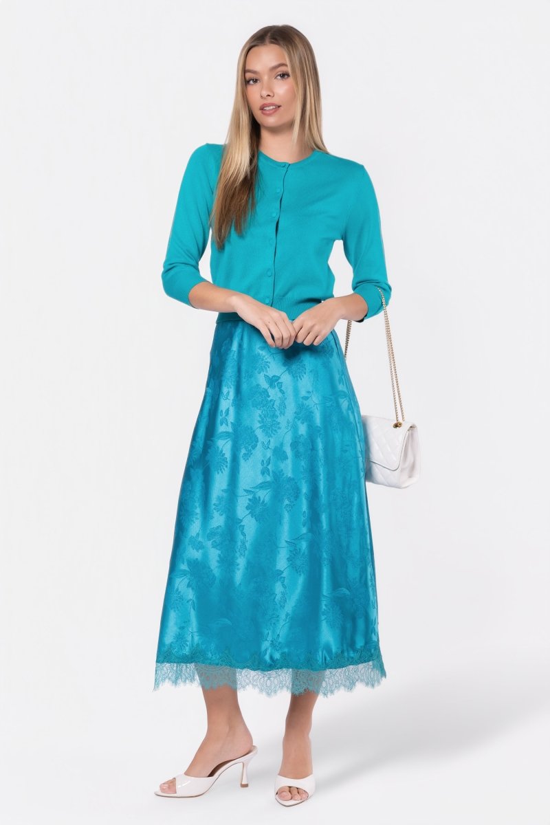 Marley Skirt (Teal) - Skirt - Yakira Bella