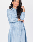 MARLOW DRESS (CHAMBRAY) - Dress - Yakira Bella