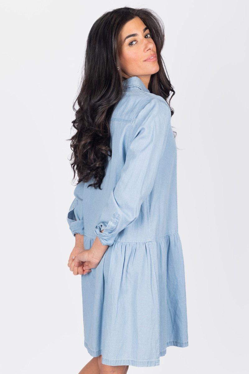 MARLOW DRESS (CHAMBRAY) - Dress - Yakira Bella