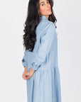 MARLOW DRESS (CHAMBRAY) - Dress - Yakira Bella