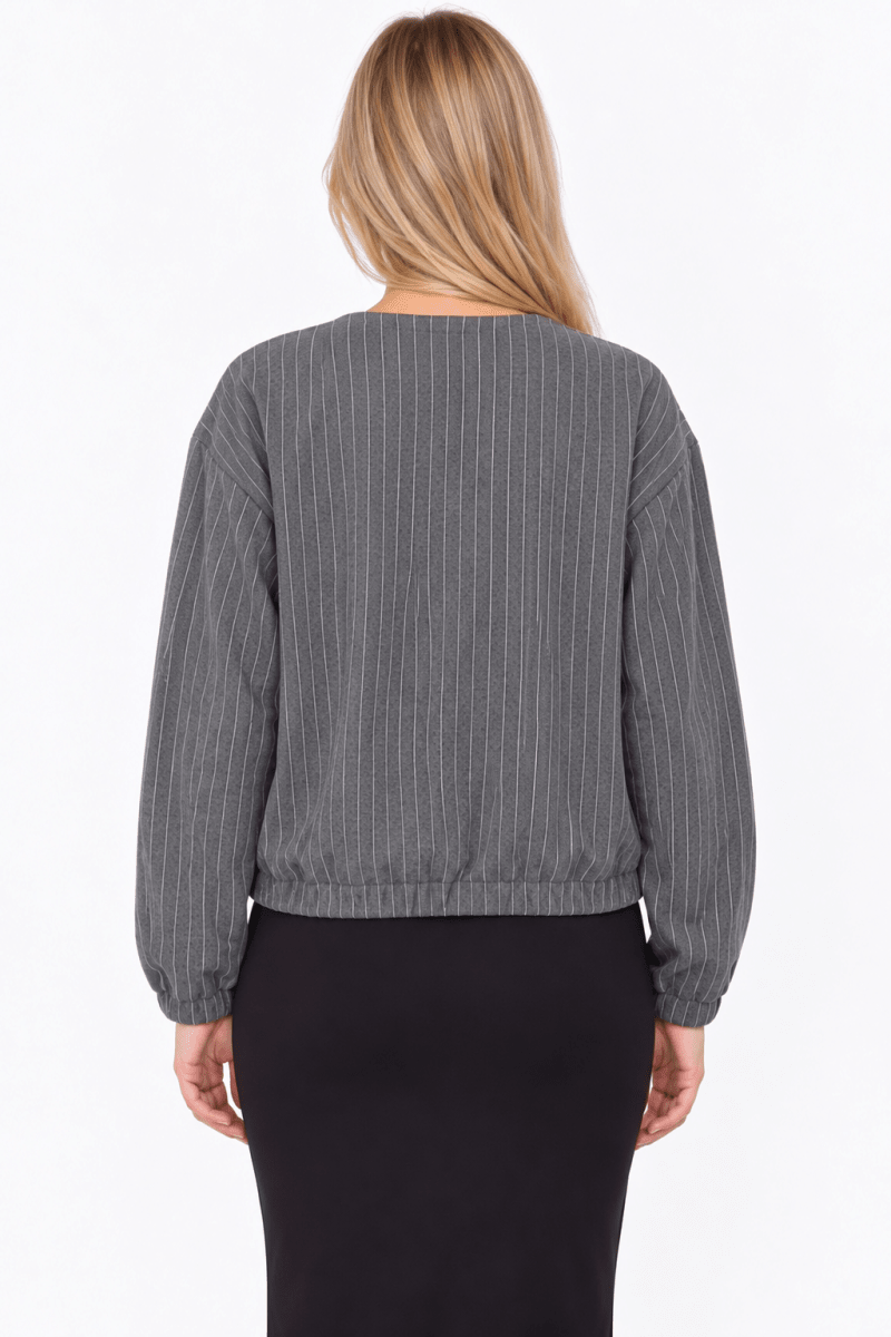 Martina Jacket (Grey) - Top - Yakira Bella