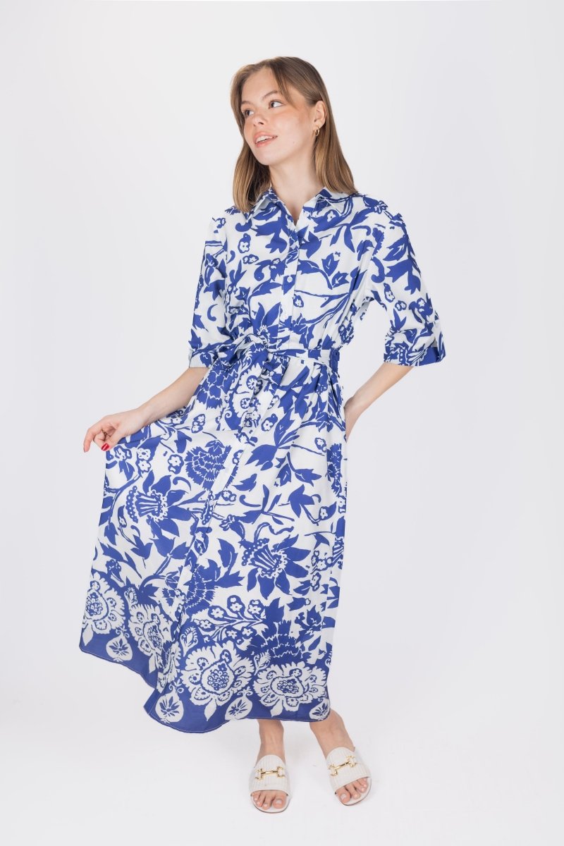 MARYAM DRESS (NAVY) - Dress - Yakira Bella