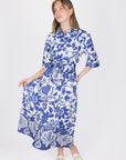 MARYAM DRESS (NAVY) - Dress - Yakira Bella