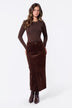 Matilda Skirt (Dark Brown)
