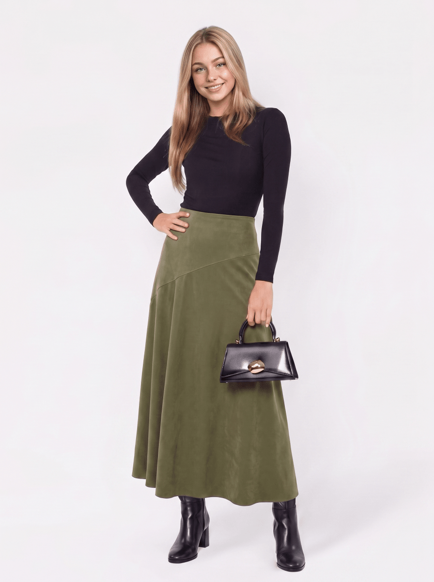 Maura Skirt (Olive Green) - Skirt - Yakira Bella
