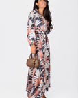 Mavis Dress 53" (Navy Ground) - Dress - Yakira Bella