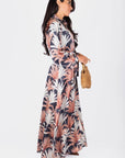 Mavis Dress 53" (Navy Ground) - Dress - Yakira Bella