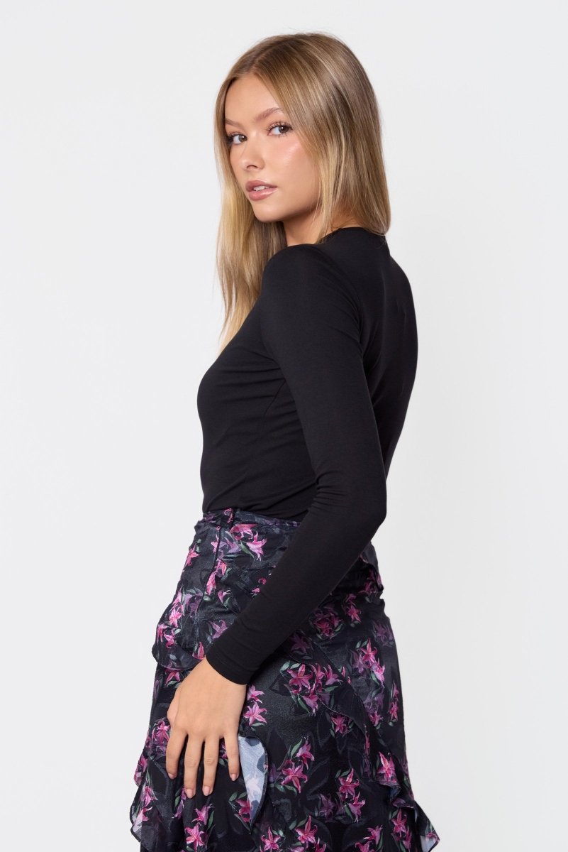 May Top (Black) - Top - Yakira Bella